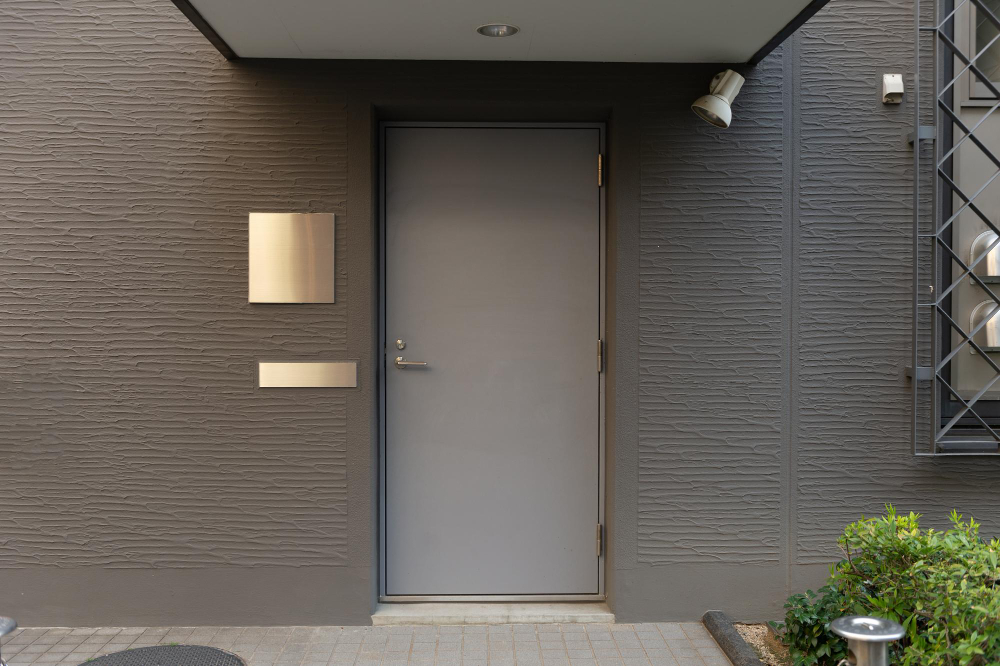 Charleston Solid Steel Front Door